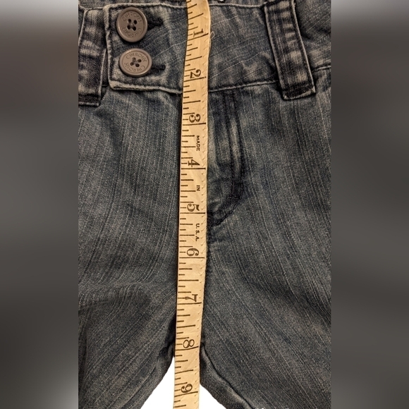 CHEROKEE Wide Leg Medium Blue Girl's Jeans 6X Wide Leg - Picture 3 of 6